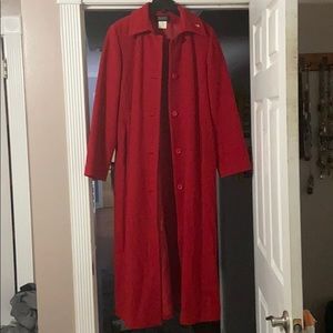 Women’s full length wool winter coat